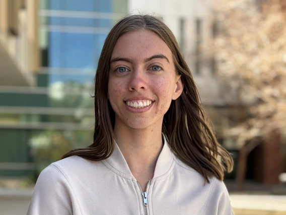 Briana Curley, an electrical and computer engineering major at the University of Arizona College of Engineering.