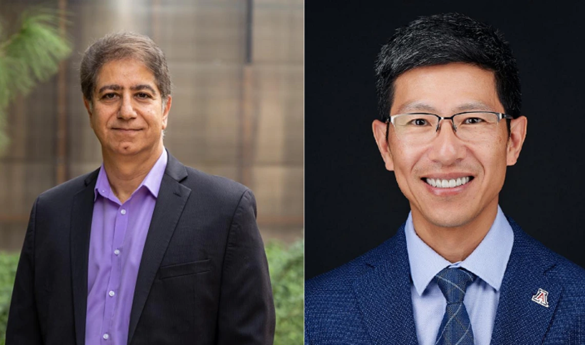Head shots of Marwan Krunz and Michael Wu